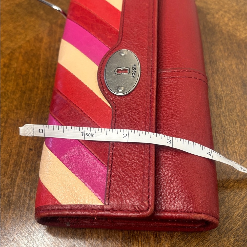 Fossil Women's Multicolor Full Leather Wallet - Picture 4 of 9